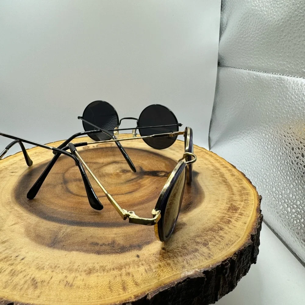 Lot of 3‎ Pairs of Vintage Wire Frame Sunglasses